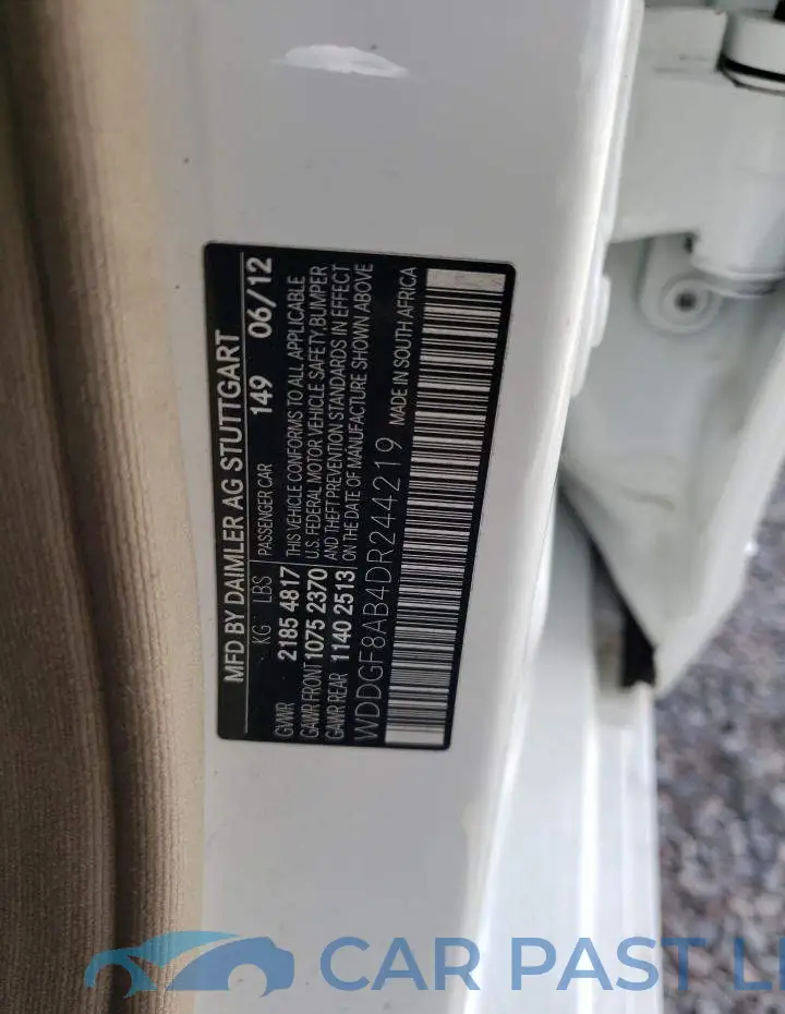 WDDGF8AB4DR244219# 10