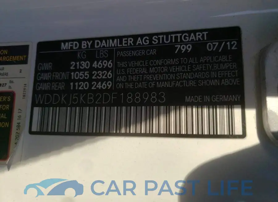 WDDKJ5KB2DF188983# 12