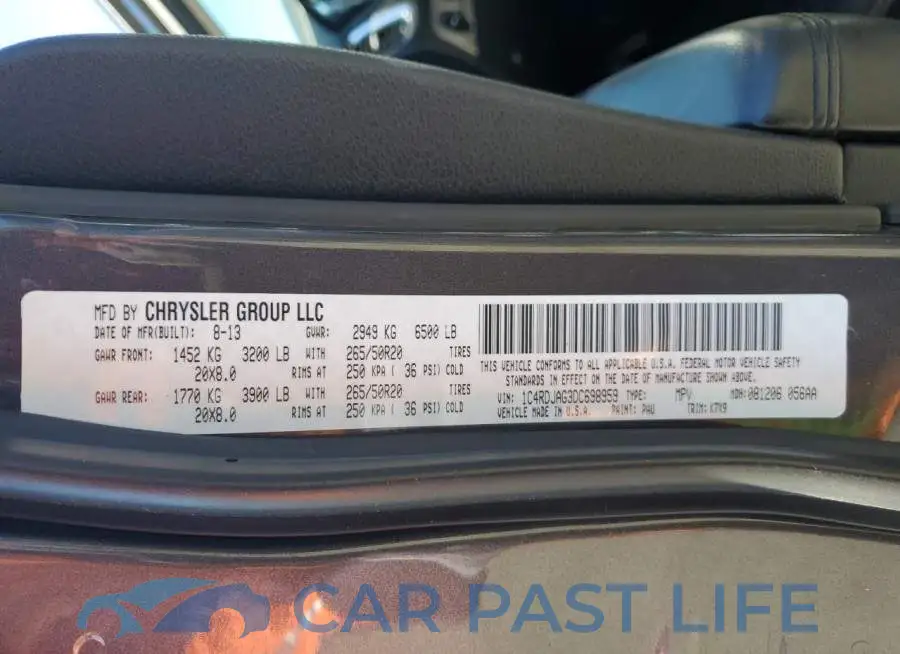 1C4RDJAG3DC698959# 10