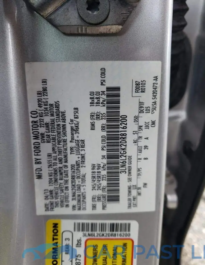 3LN6L2GK2DR816200# 13