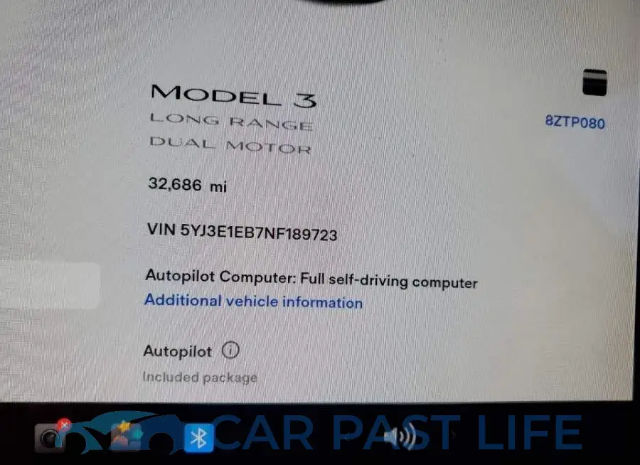 5YJ3E1EB7NF189723# 9