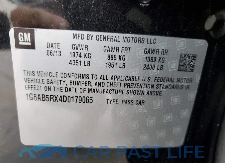 1G6AB5RX4D0179065# 10