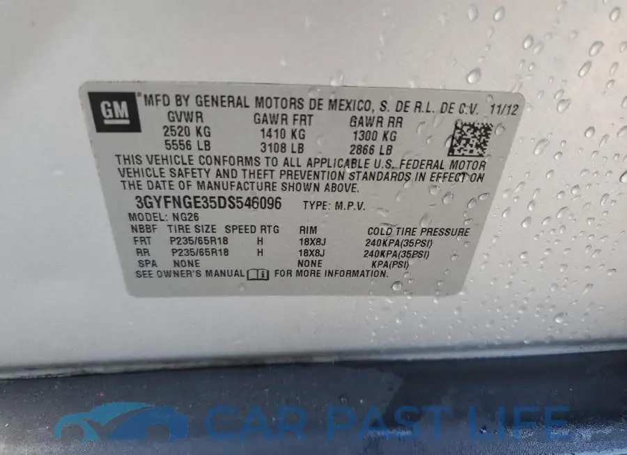 3GYFNGE35DS546096# 13