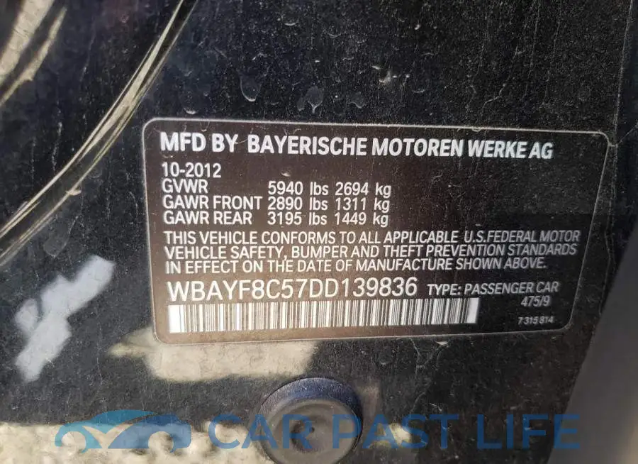 WBAYF8C57DD139836# 13