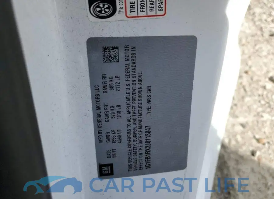 1G1FB1RX2J0113047# 10