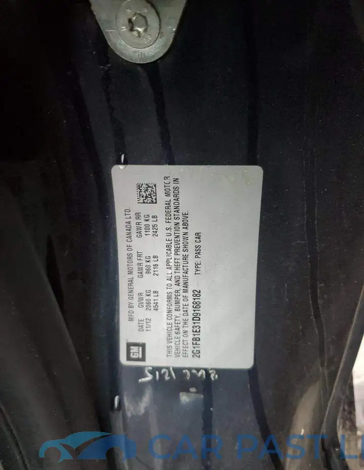 2G1FB1E31D9168182# 12