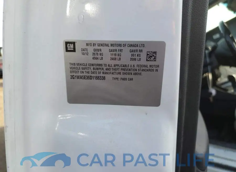 2G1WA5E36D1166338# 13