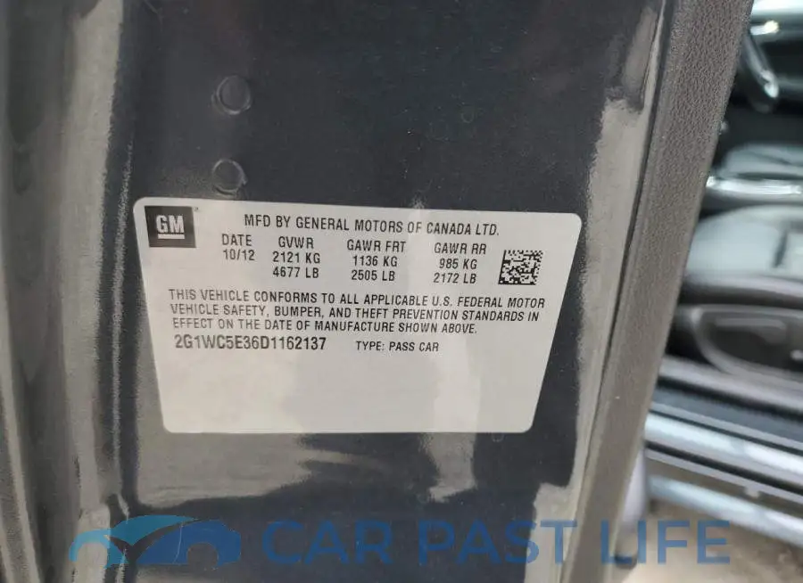 2G1WC5E36D1162137# 13