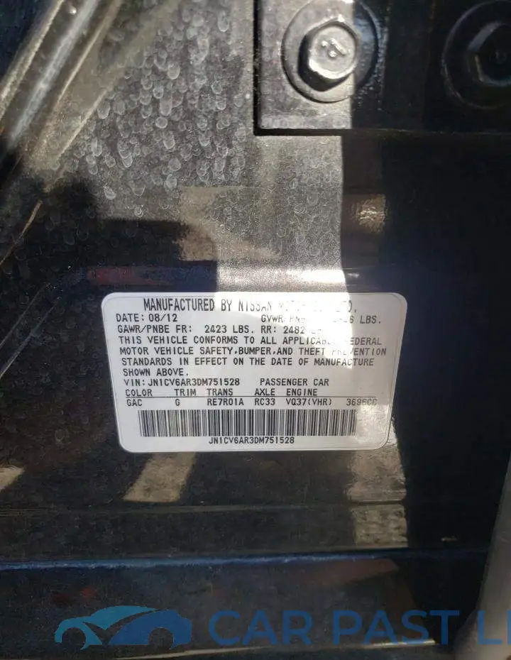 JN1CV6AR3DM751528# 12