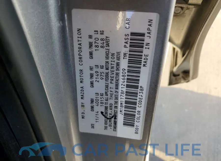 JM1BM1T78F1246809# 10