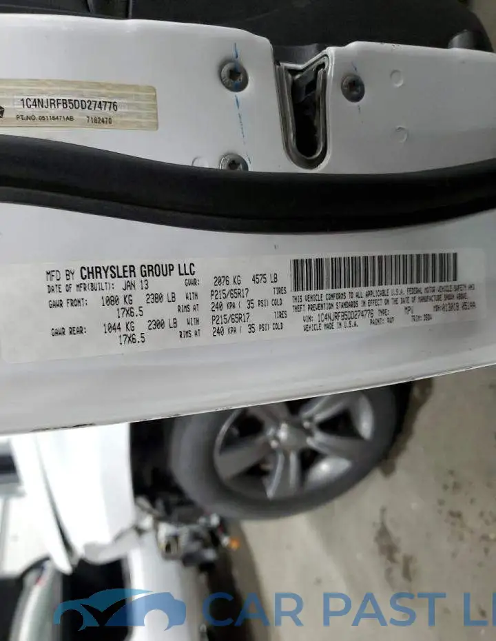 1C4NJRFB5DD274776# 10