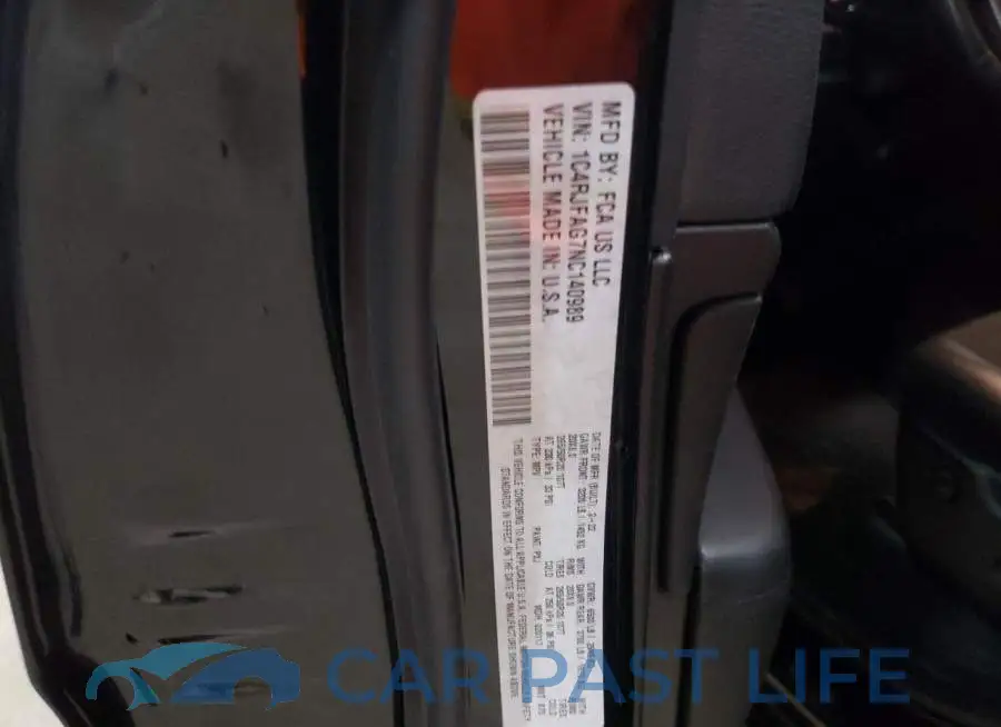 1C4RJFAG7NC140989# 10