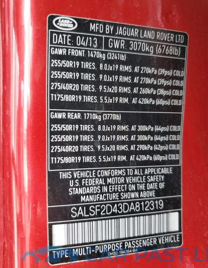 SALSF2D43DA812319# 10
