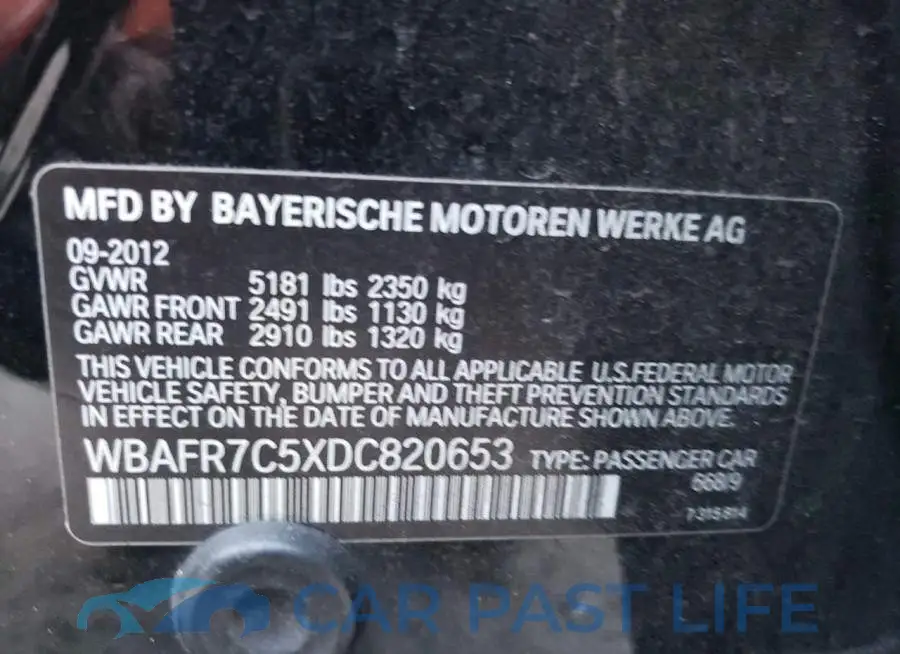 WBAFR7C5XDC820653# 12