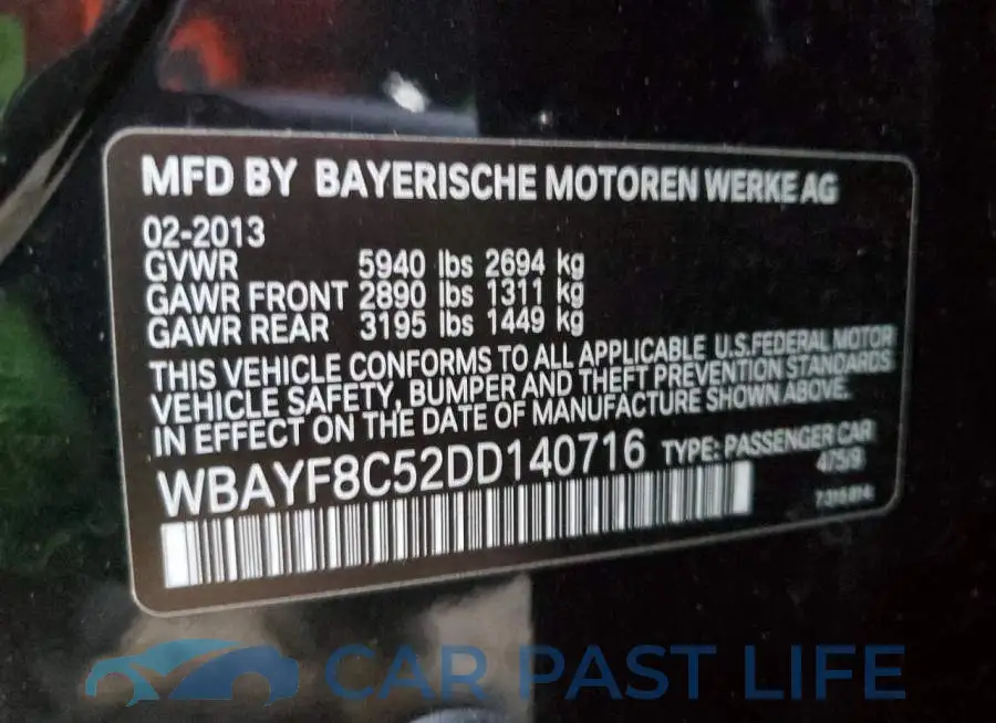 WBAYF8C52DD140716# 13