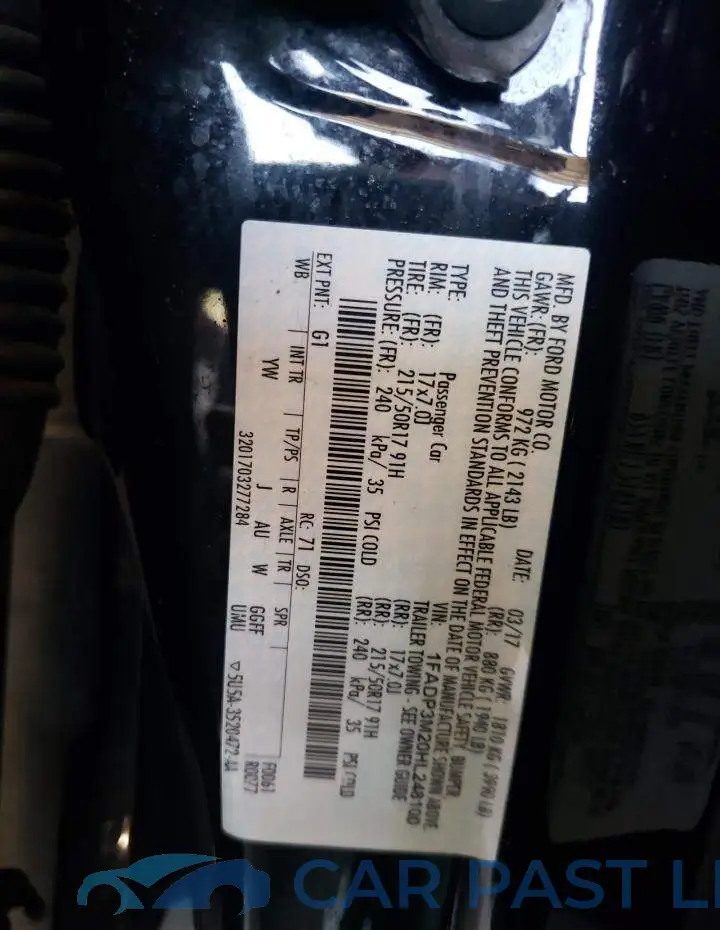1FADP3M20HL248100# 10