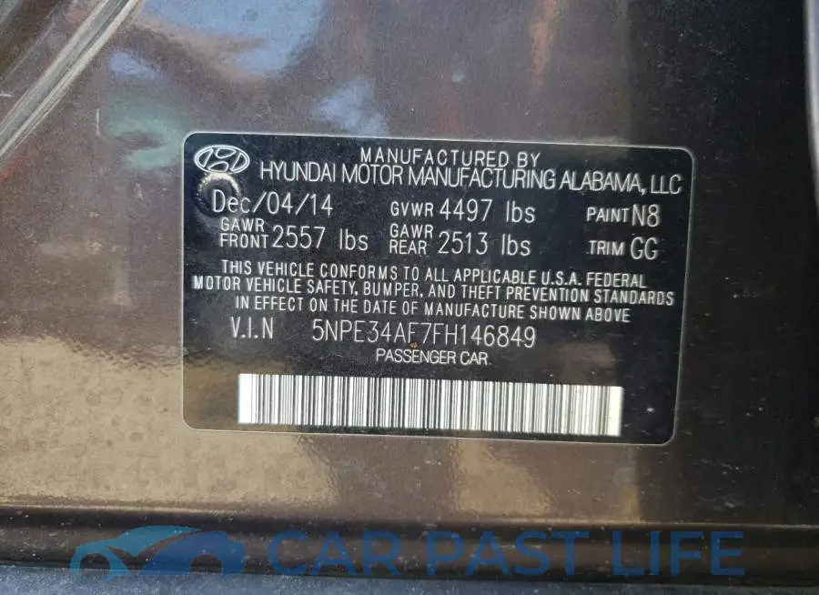 5NPE34AF7FH146849# 10