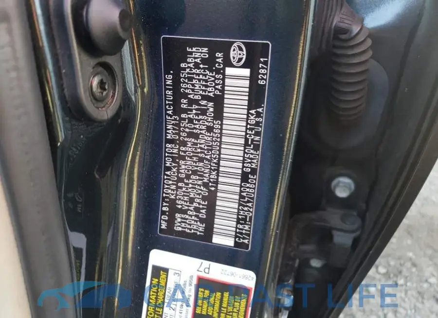 4T1BK1FK5DU525695# 12