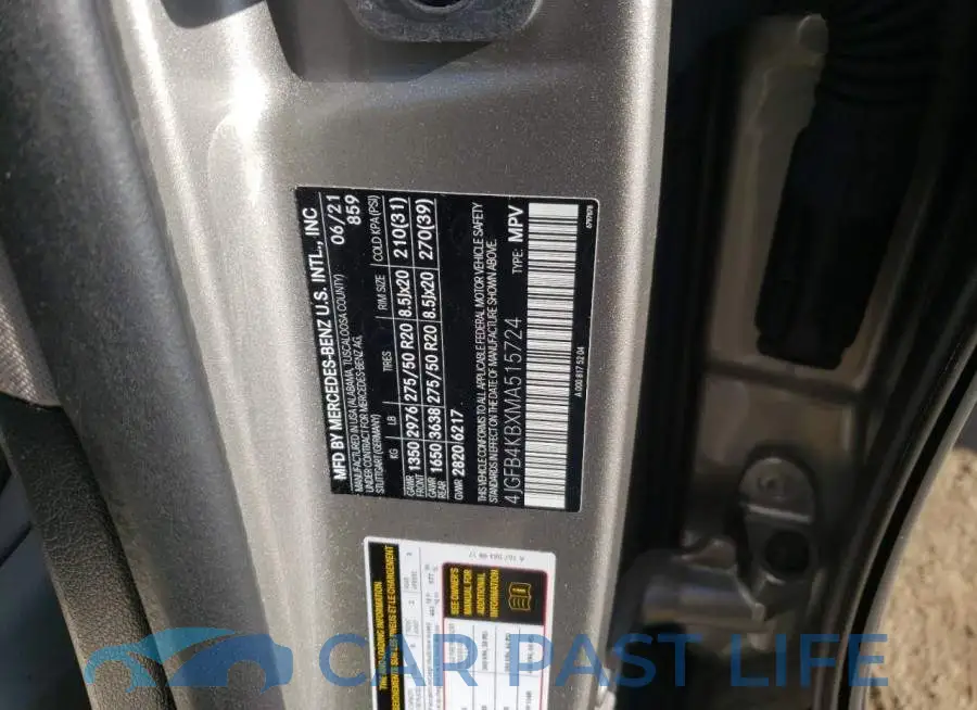 4JGFB4KBXMA515724# 10