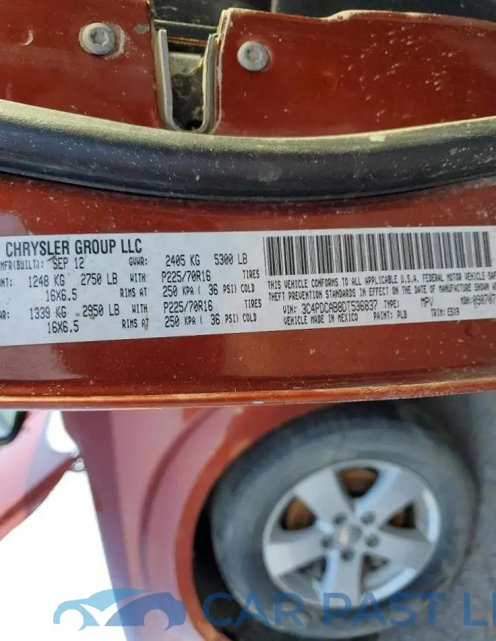 3C4PDCAB8DT536837# 10