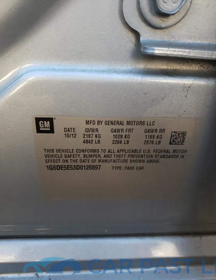 1G6DE5E53D0126897# 13