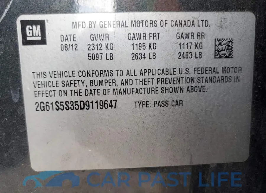 2G61S5S35D9119647# 13