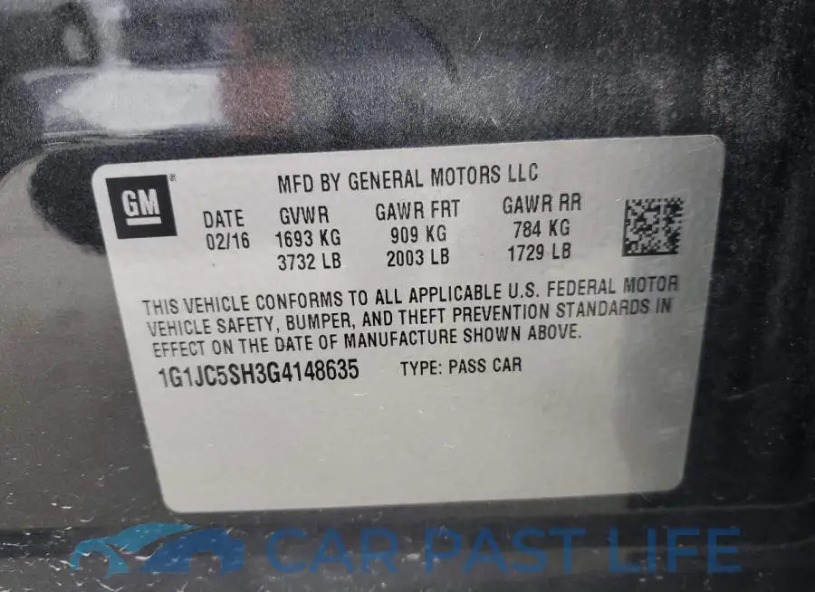 1G1JC5SH3G4148635# 13