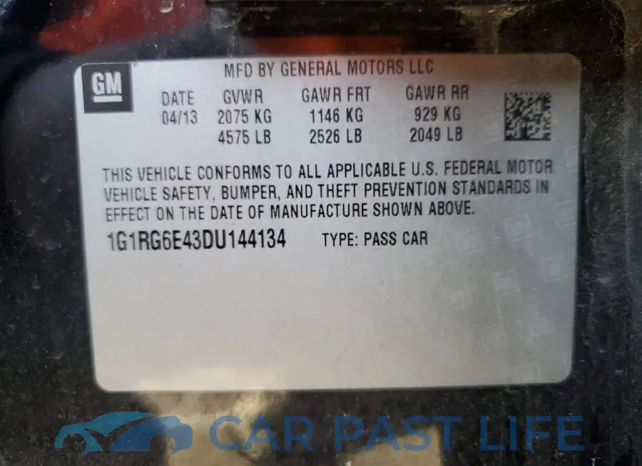 1G1RG6E43DU144134# 13