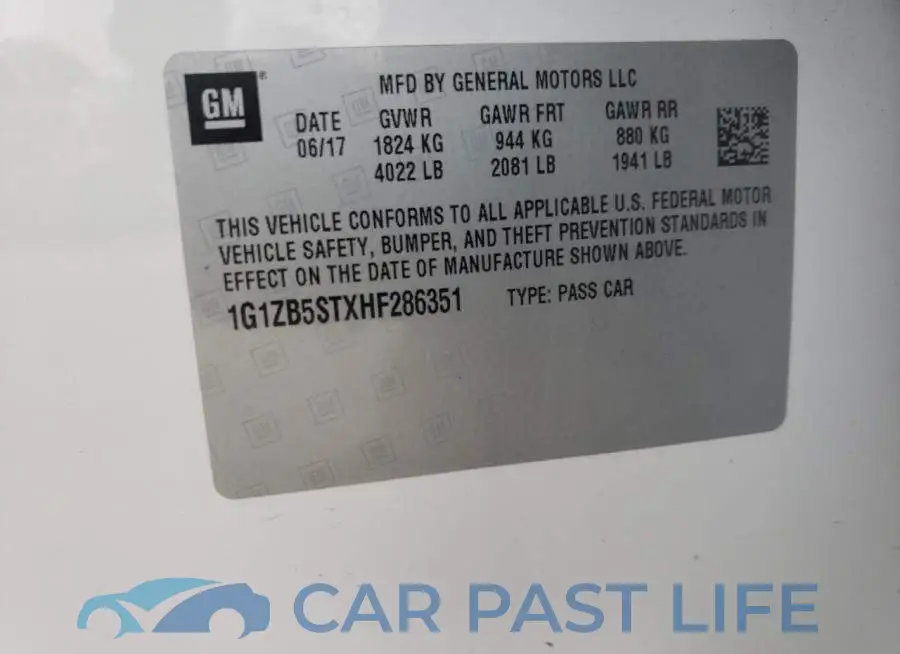 1G1ZB5STXHF286351# 12