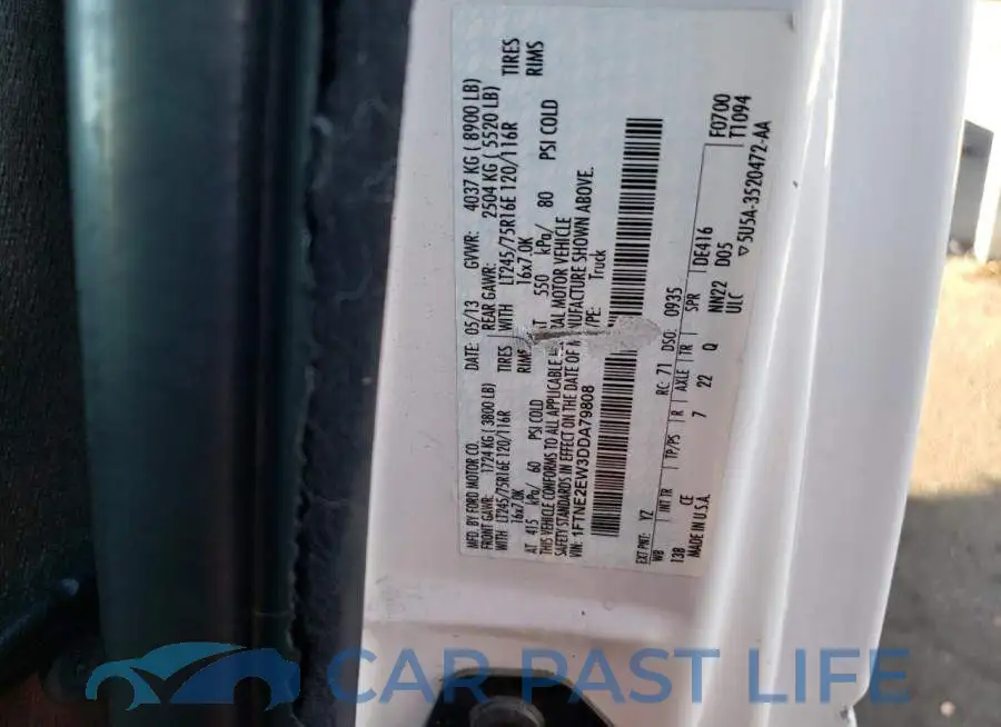 1FTNE2EW3DDA79808# 13