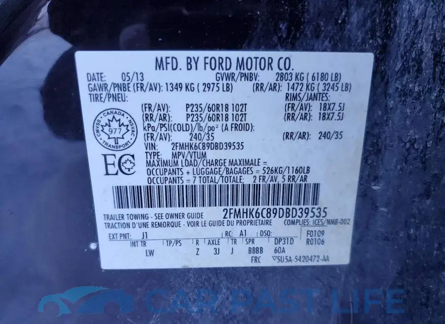2FMHK6C89DBD39535# 13