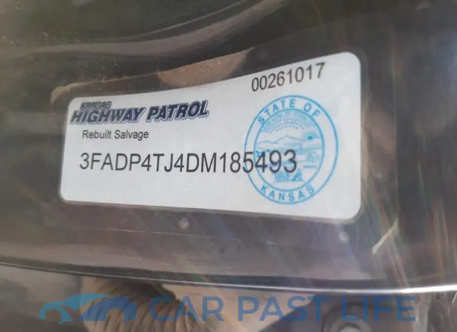 3FADP4TJ4DM185493# 12