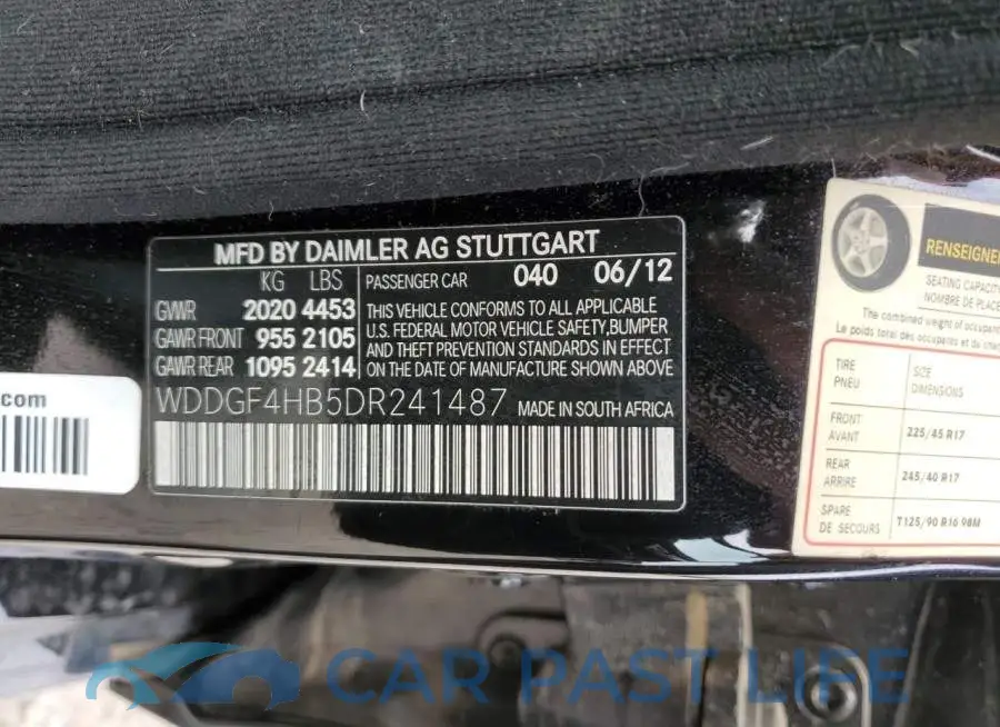 WDDGF4HB5DR241487# 12