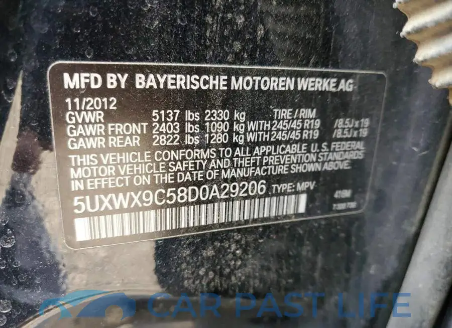 5UXWX9C58D0A29206# 13