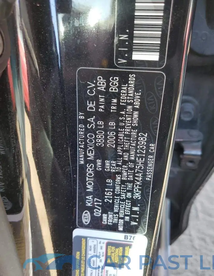 3KPFK4A75HE123982# 10