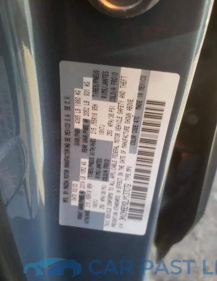 3MVDMBEM2LM137079# 12