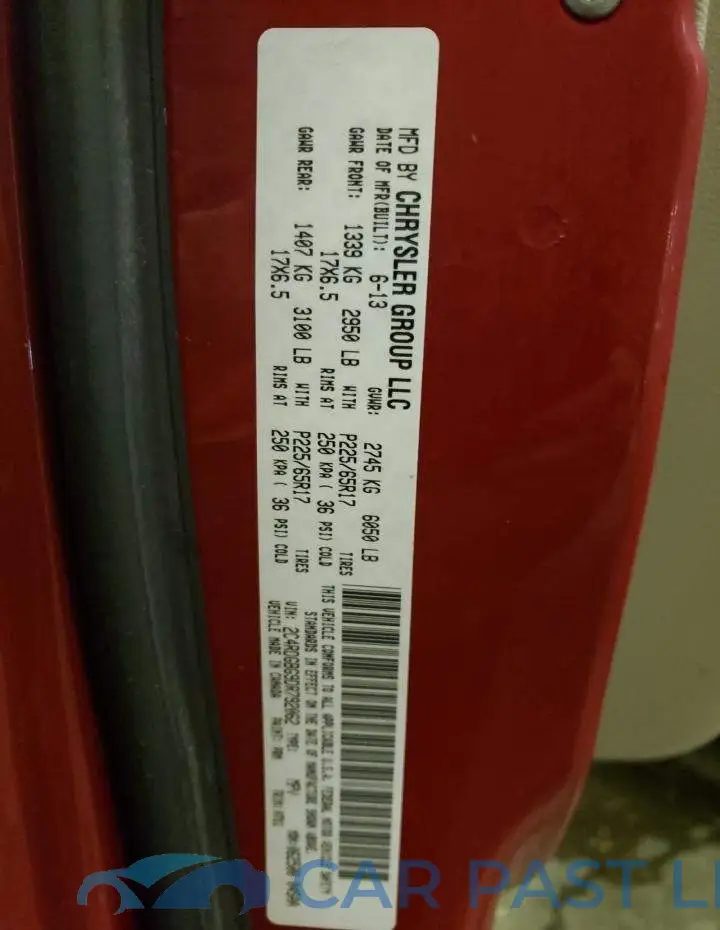 2C4RDGBG9DR792062# 13