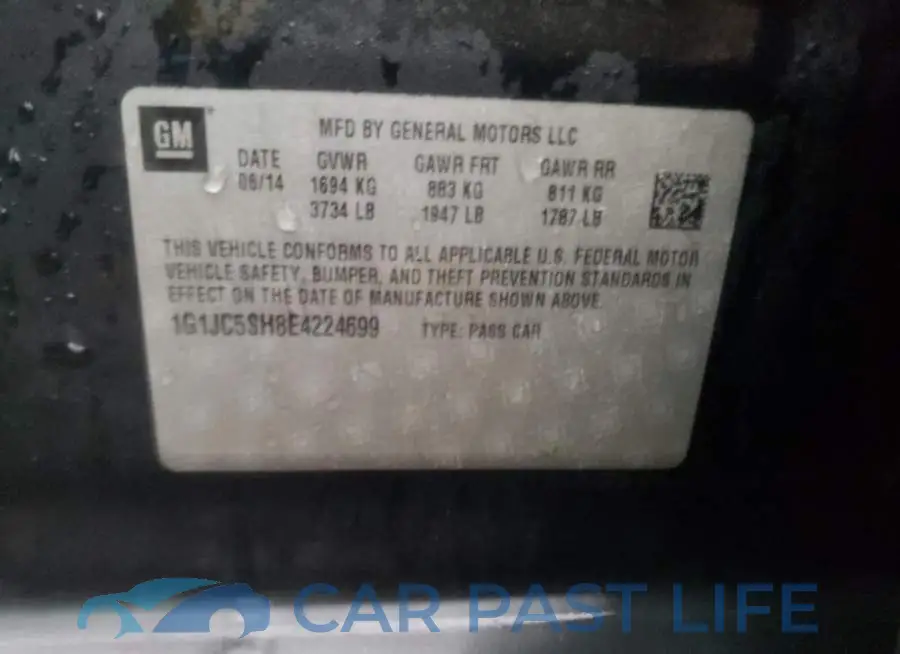 1G1JC5SH8E4224699# 10
