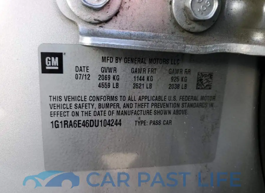 1G1RA6E46DU104244# 13