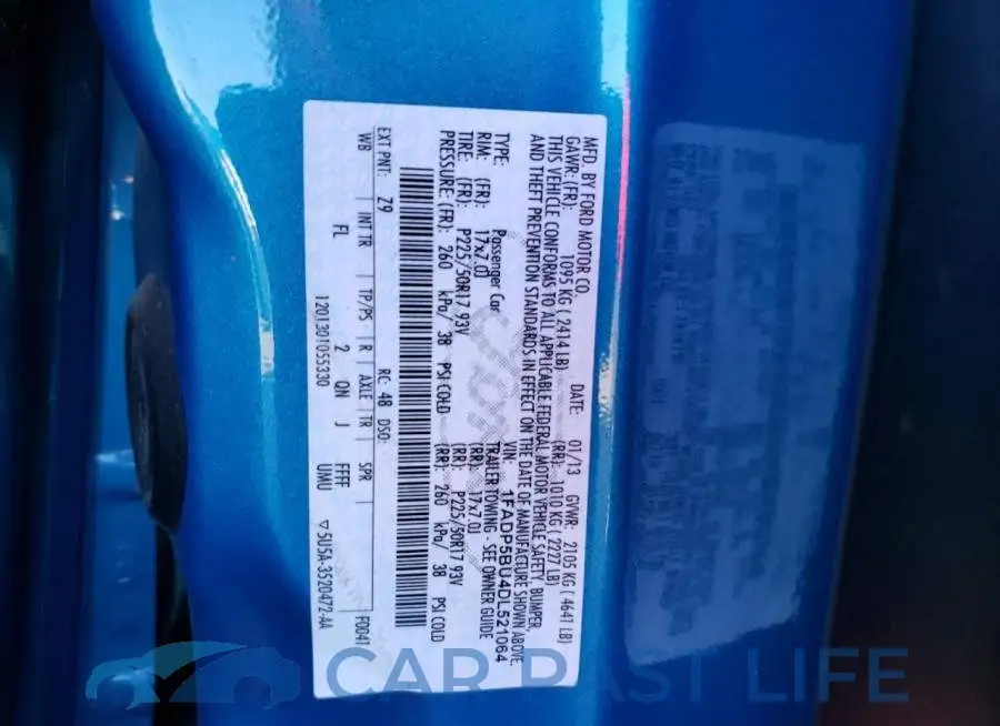 1FADP5BU4DL521064# 10