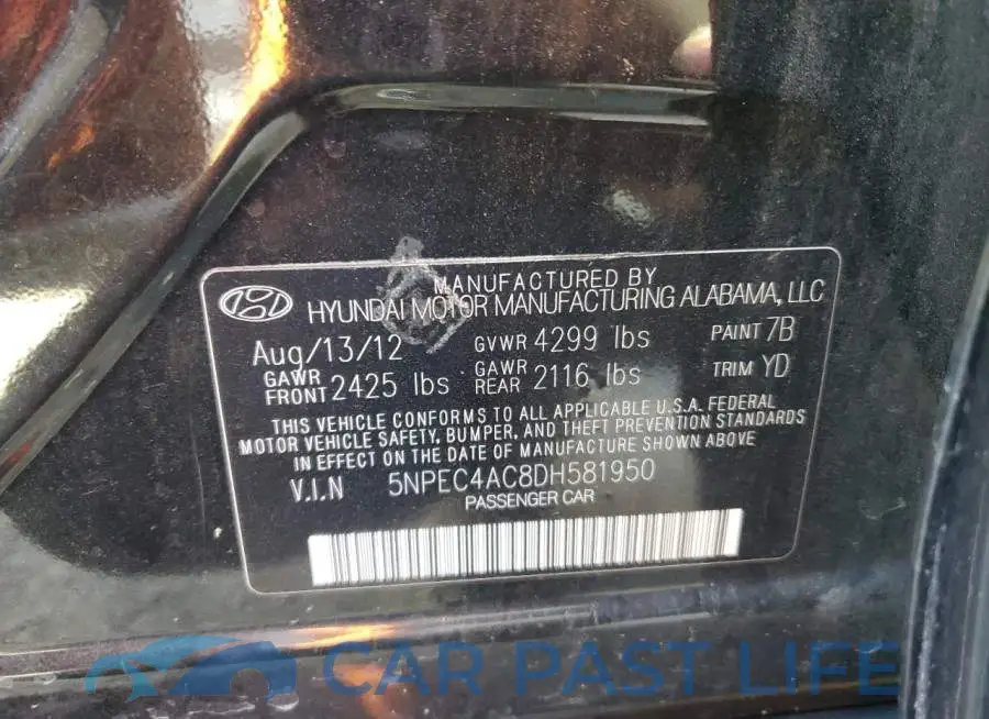 5NPEC4AC8DH581950# 13