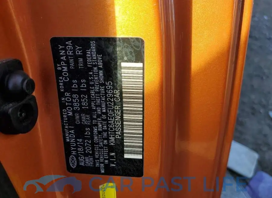 KMHTC6AE0FU229695# 12