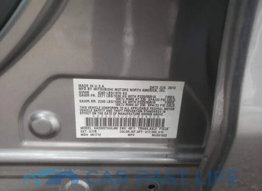 4A4AP5AU2DE024526# 13