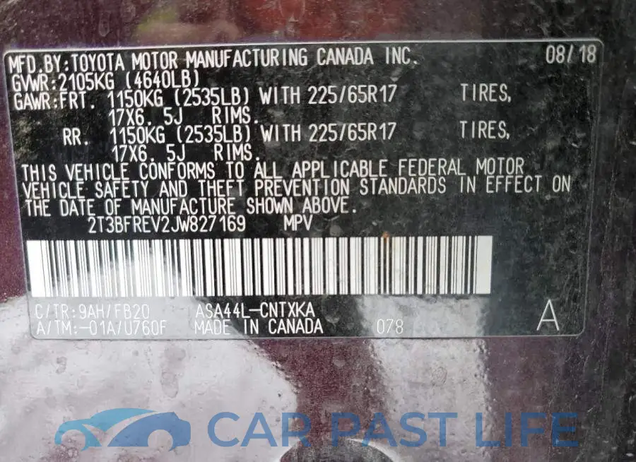 2T3BFREV2JW827169# 14
