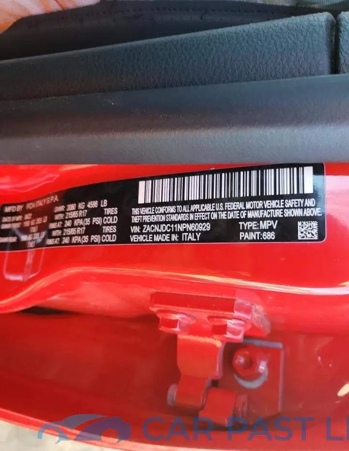 ZACNJDC11NPN60929# 13