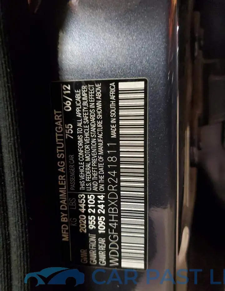 WDDGF4HBXDR241811# 12