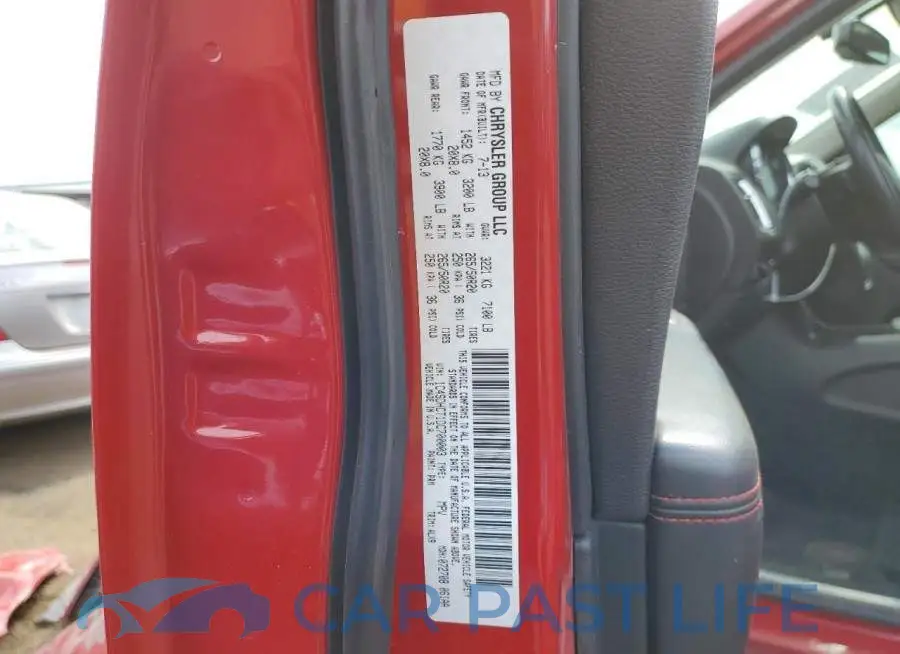 1C4SDHCT1DC700003# 10