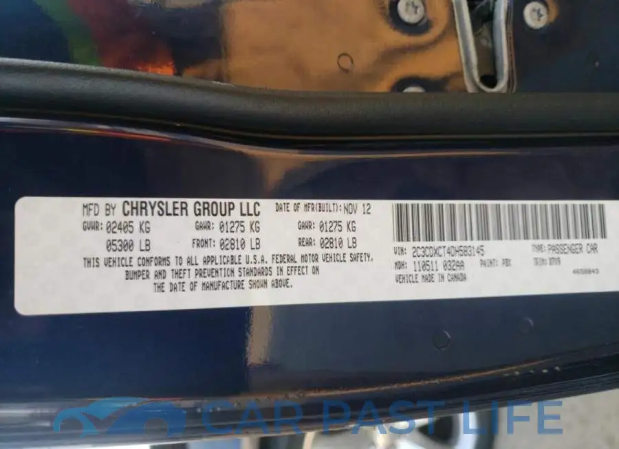 2C3CDXCT4DH583145# 10