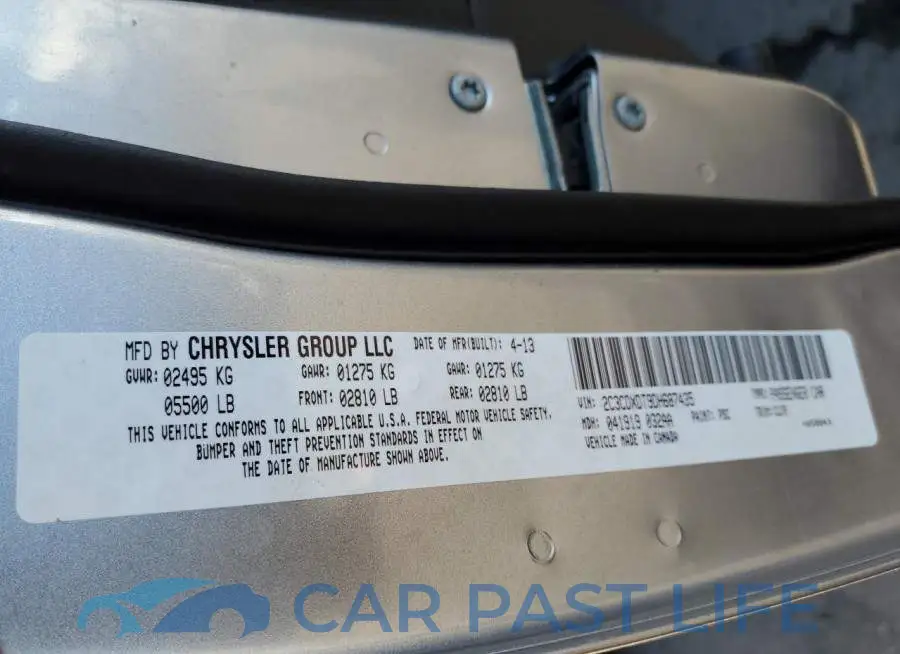 2C3CDXDT9DH687435# 10