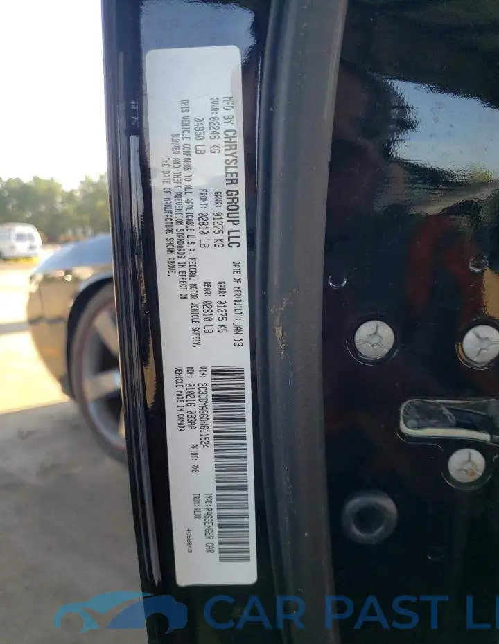 2C3CDYAG6DH611524# 10
